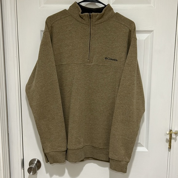 Columbia/Merona Men’s Quarter Zip pullover sweatshirt - Picture 2 of 12